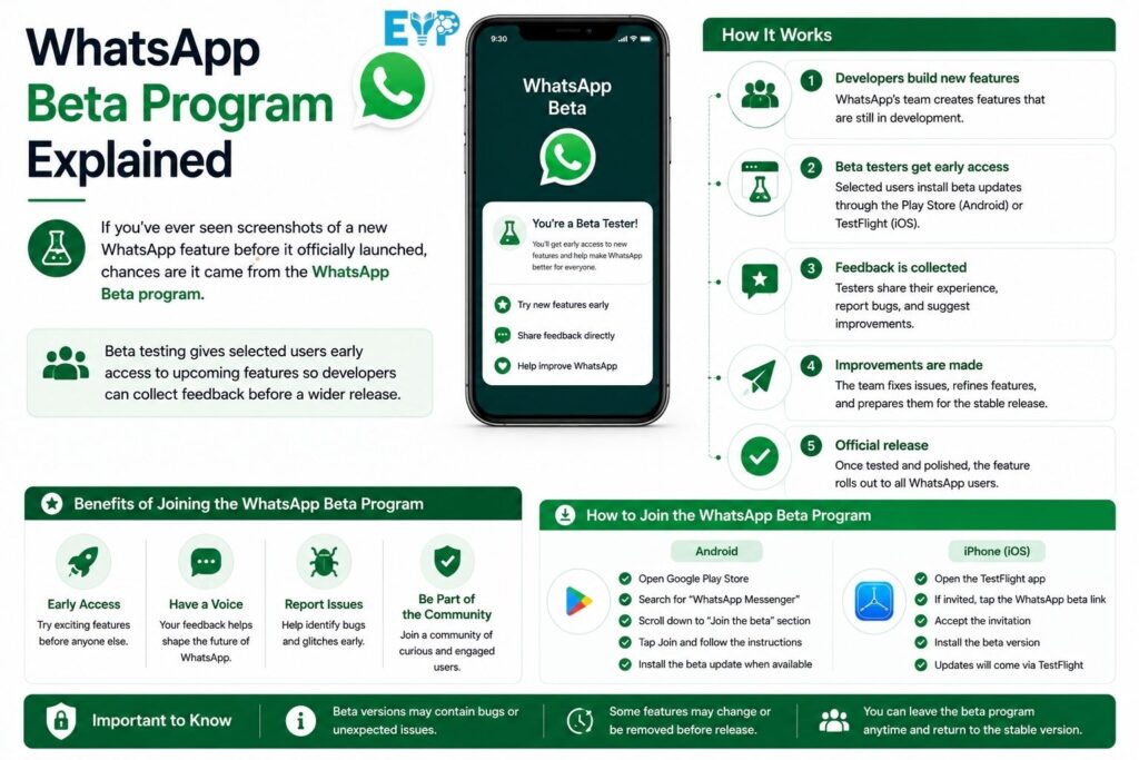 WhatsApp Beta Program Explained