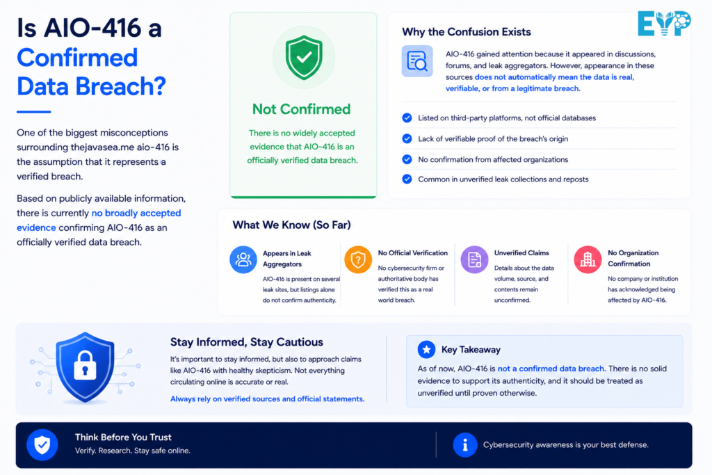 is AIO 416 a Confirmed Data Breach