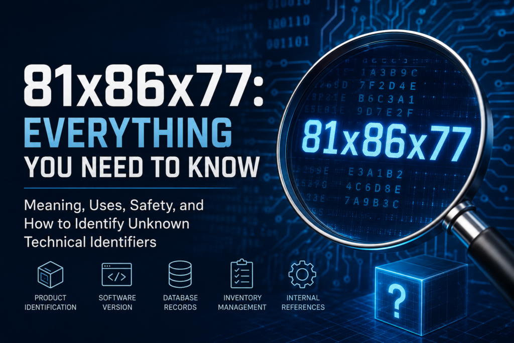81x86x77: Everything You Need to Know About This Mysterious Technical Identifier