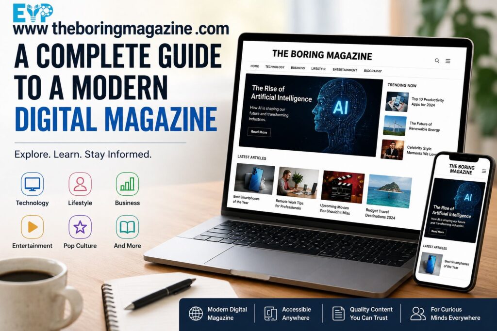 www theboringmagazine .com A Complete Guide to a Modern Digital Magazine